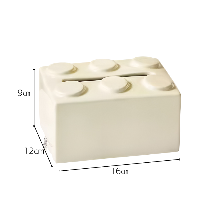 韓国風セラミックブロックティッシュボックス